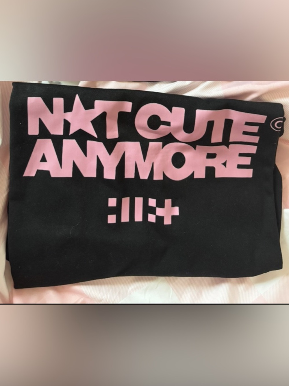 ILLITS K-Pop Girl Band Not Cute Anymore Album T Shirts Size Large